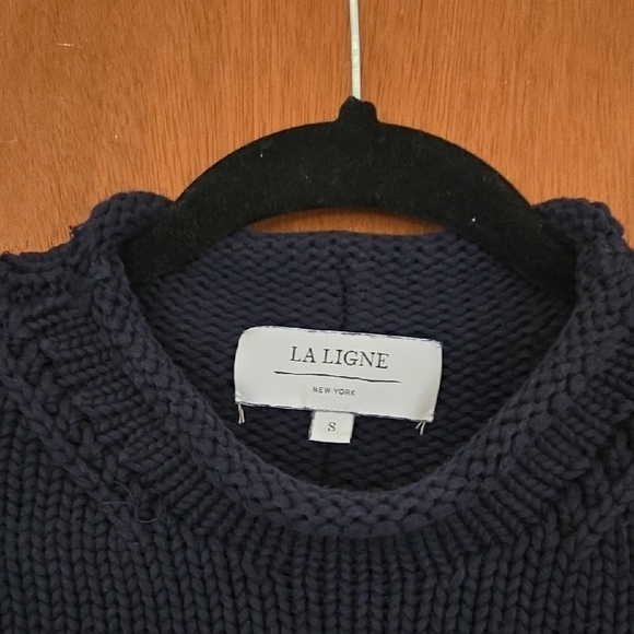 Women's Navy Sweater - Picture 16 of 16